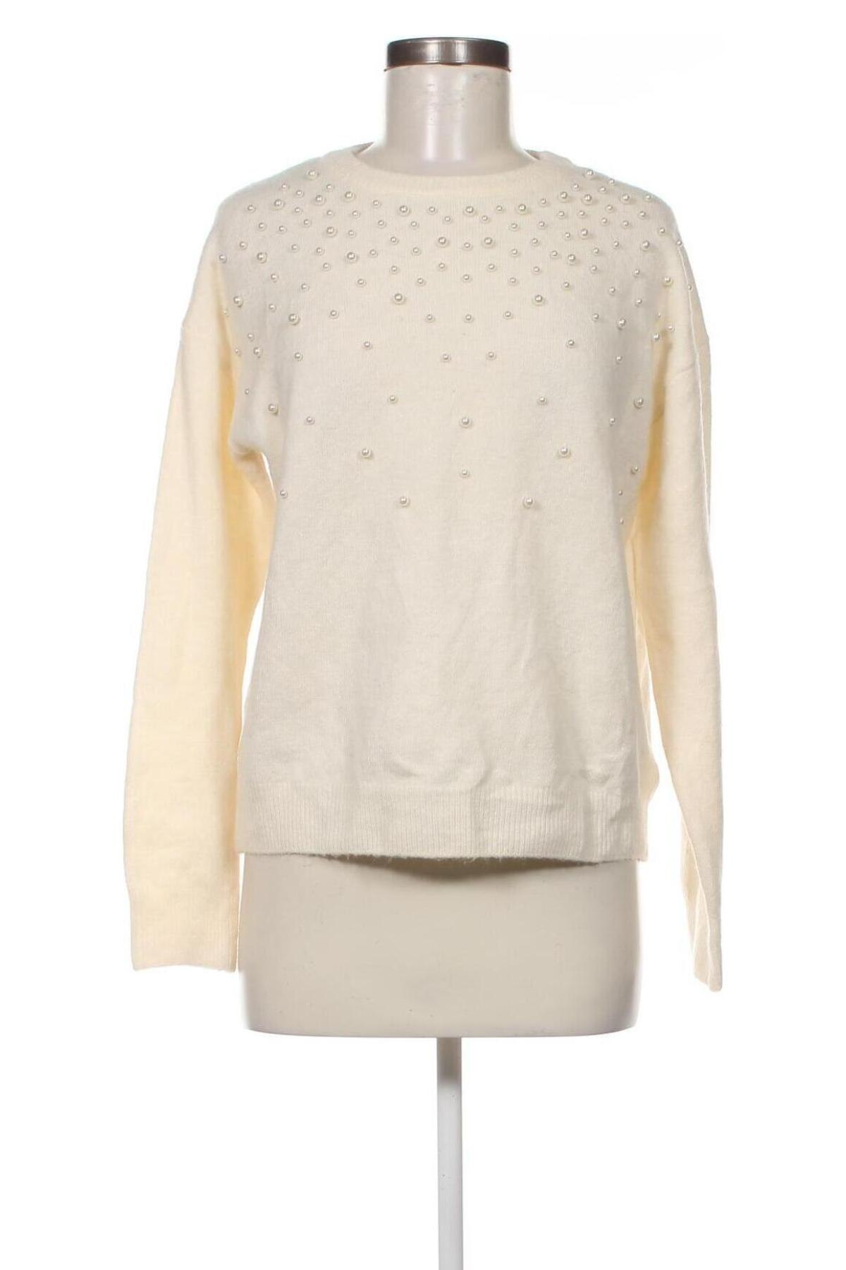 Γυναικείο πουλόβερ Yessica, Μέγεθος S, Χρώμα Εκρού, Τιμή 4,31 €