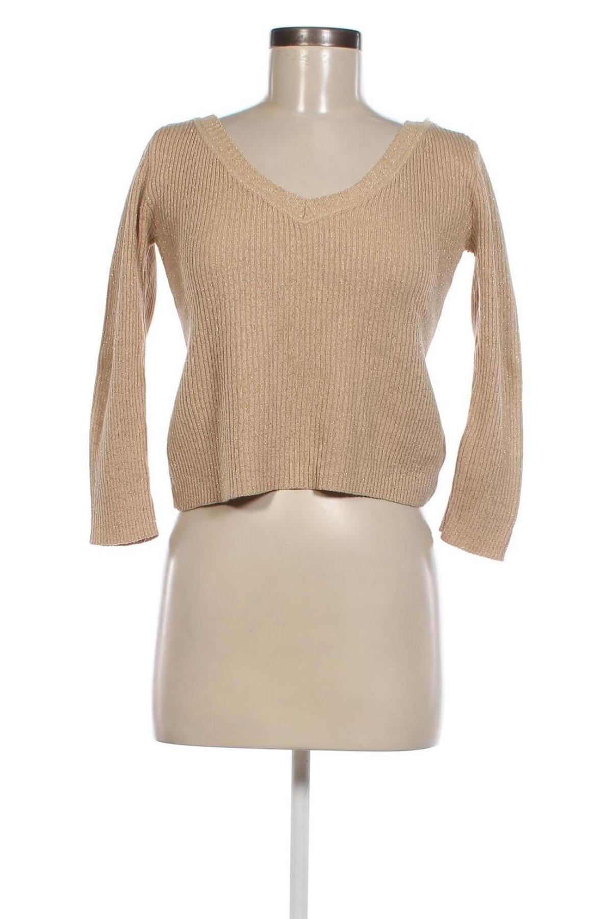 Damenpullover Zara, Größe M, Farbe Beige, Preis 10,23 €