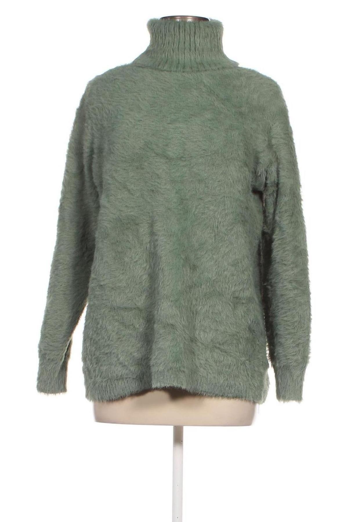 Γυναικείο πουλόβερ Zara Knitwear, Μέγεθος M, Χρώμα Πράσινο, Τιμή 4,58 €