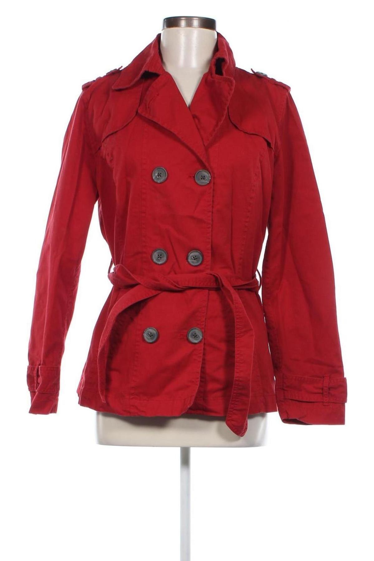 Damen Trench Coat Eddie Bauer, Größe M, Farbe Rot, Preis € 49,27