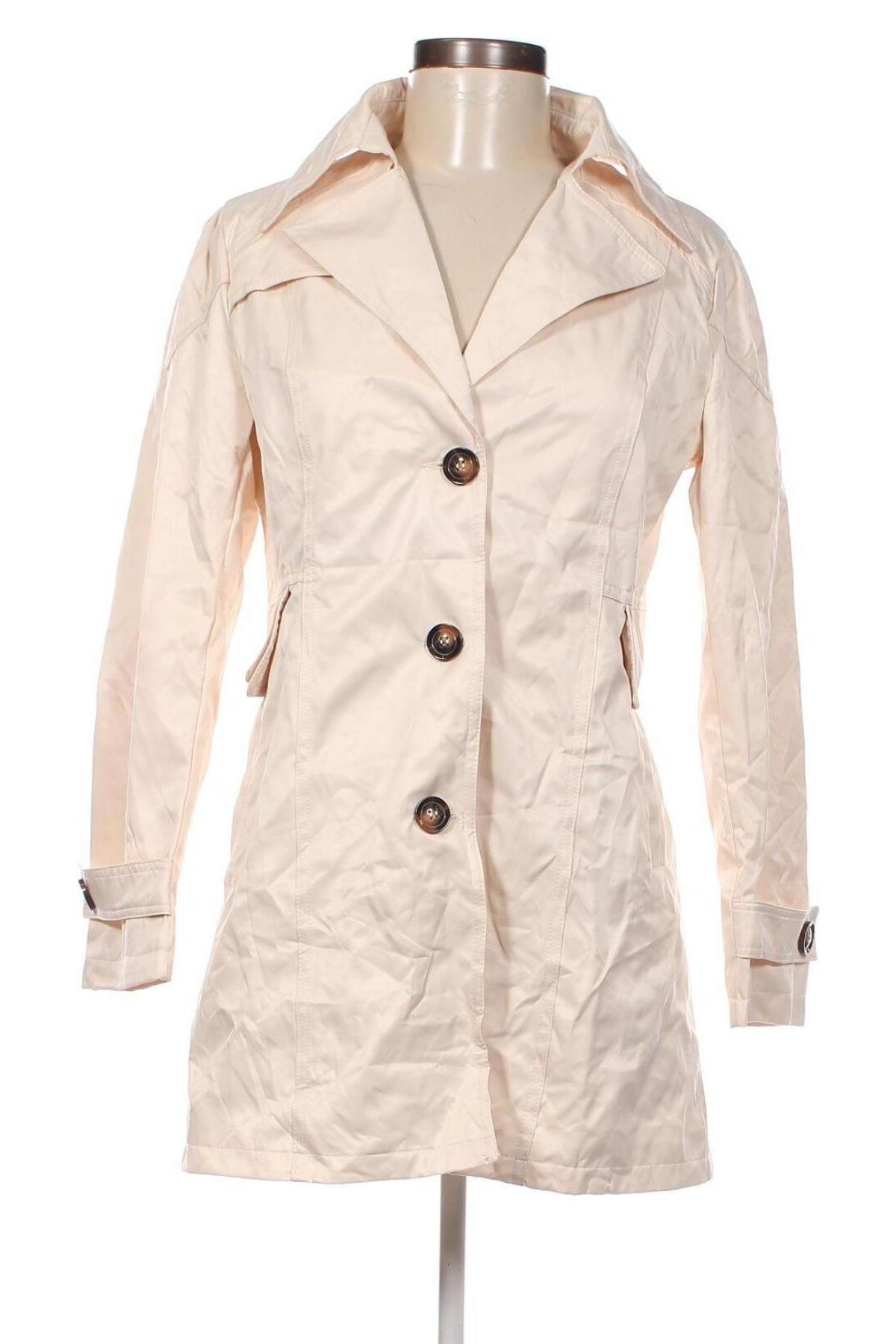 Damen Trench Coat Fashion, Größe S, Farbe Beige, Preis € 7,83