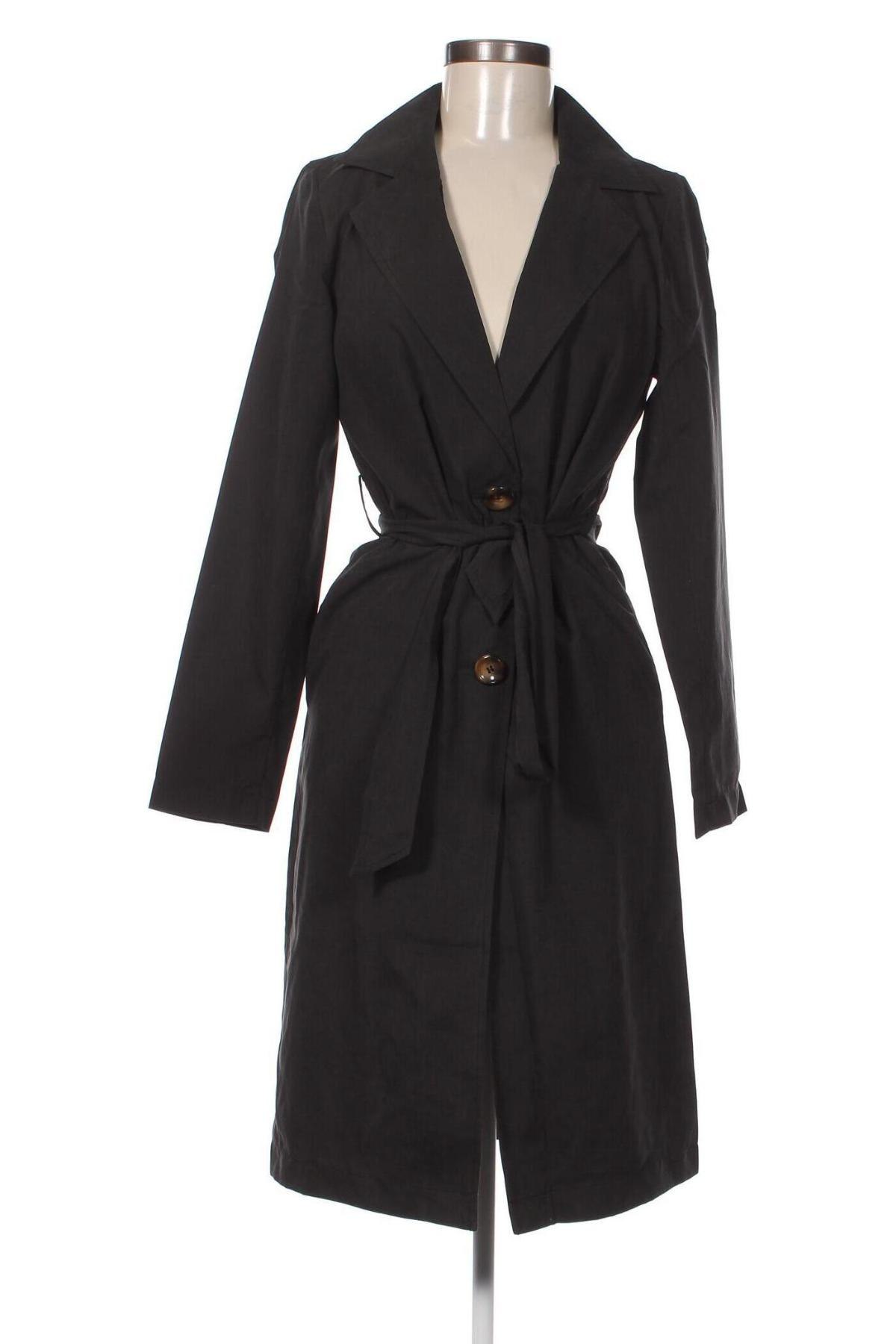 Damen Trench Coat Jdy, Größe XS, Farbe Schwarz, Preis € 9,28