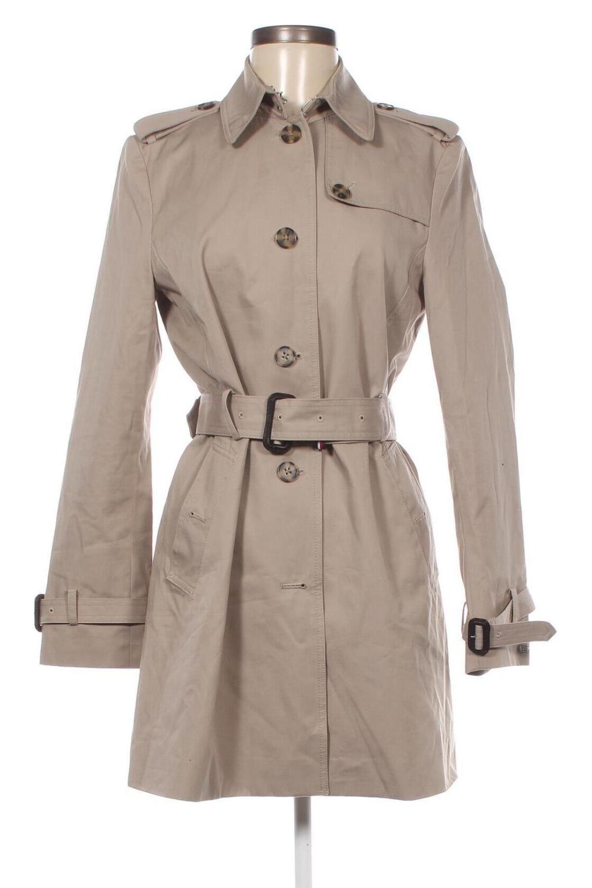 Trench de femei Tommy Hilfiger, Mărime M, Culoare Bej, Preț 614,34 Lei