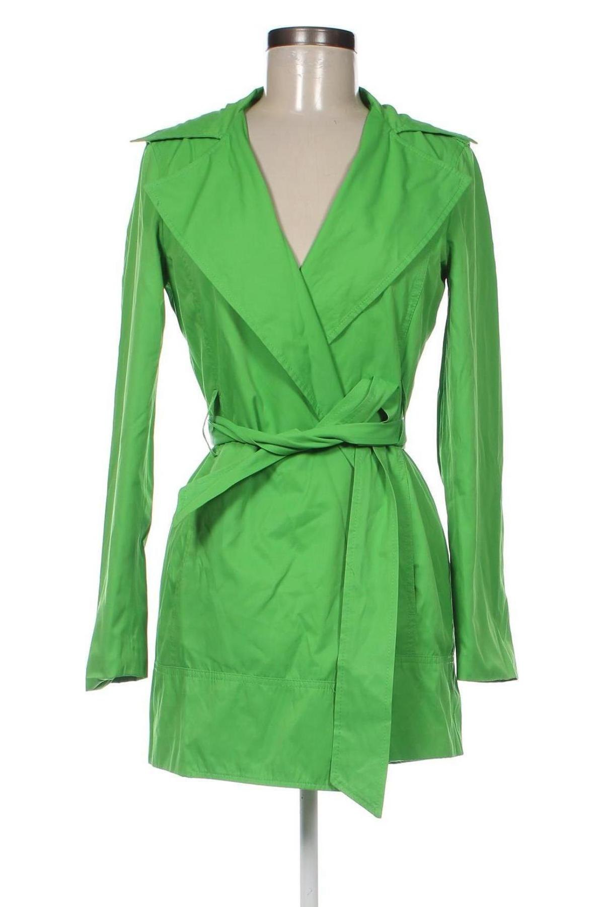 Дамски шлифер Zara, Размер S, Цвят Зелен, Цена 23,40 лв.