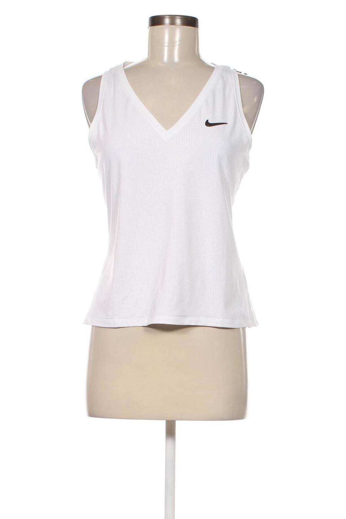 Damen Sporttop Nike, Größe M, Farbe Weiß, Preis 37,11 €