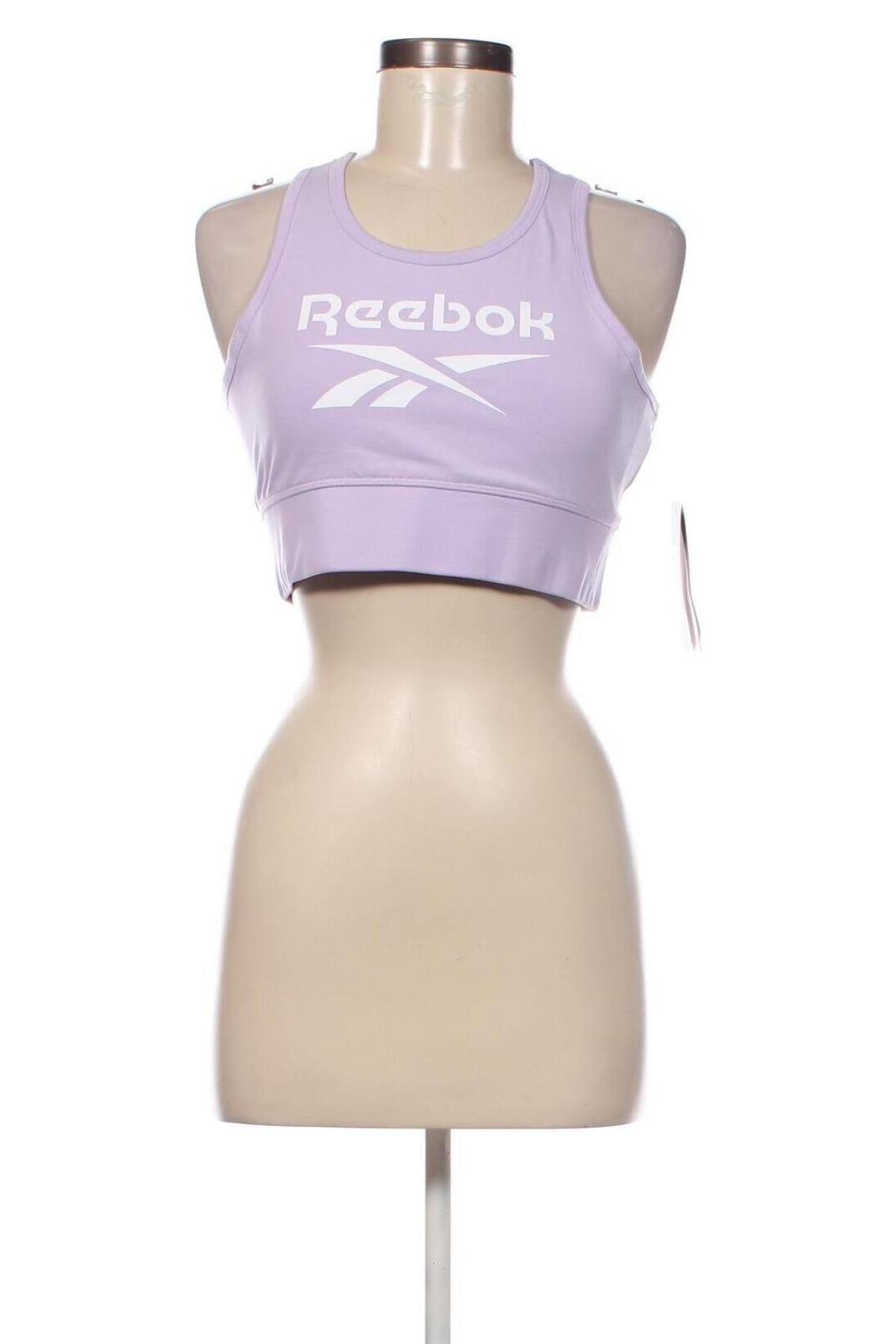 Γυναίκειο αθλητικό τοπ Reebok, Μέγεθος L, Χρώμα Βιολετί, Τιμή 5,57 €