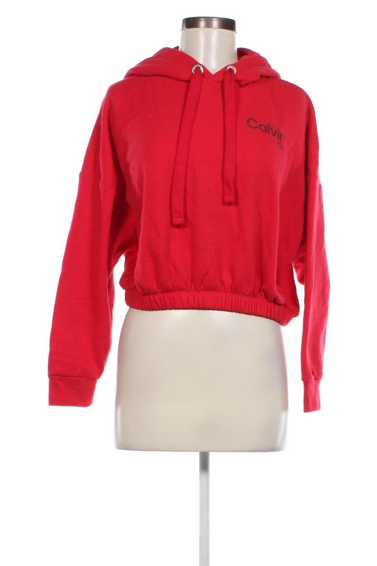 Γυναικείο φούτερ Calvin Klein Jeans, Μέγεθος M, Χρώμα Κόκκινο, Τιμή 33,40 €
