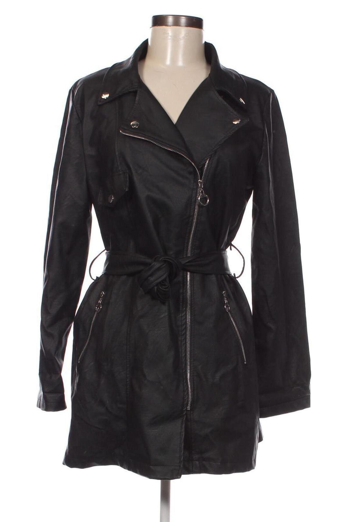 Dámska kožená bunda , Veľkosť S, Farba Čierna, Cena  27,78 €