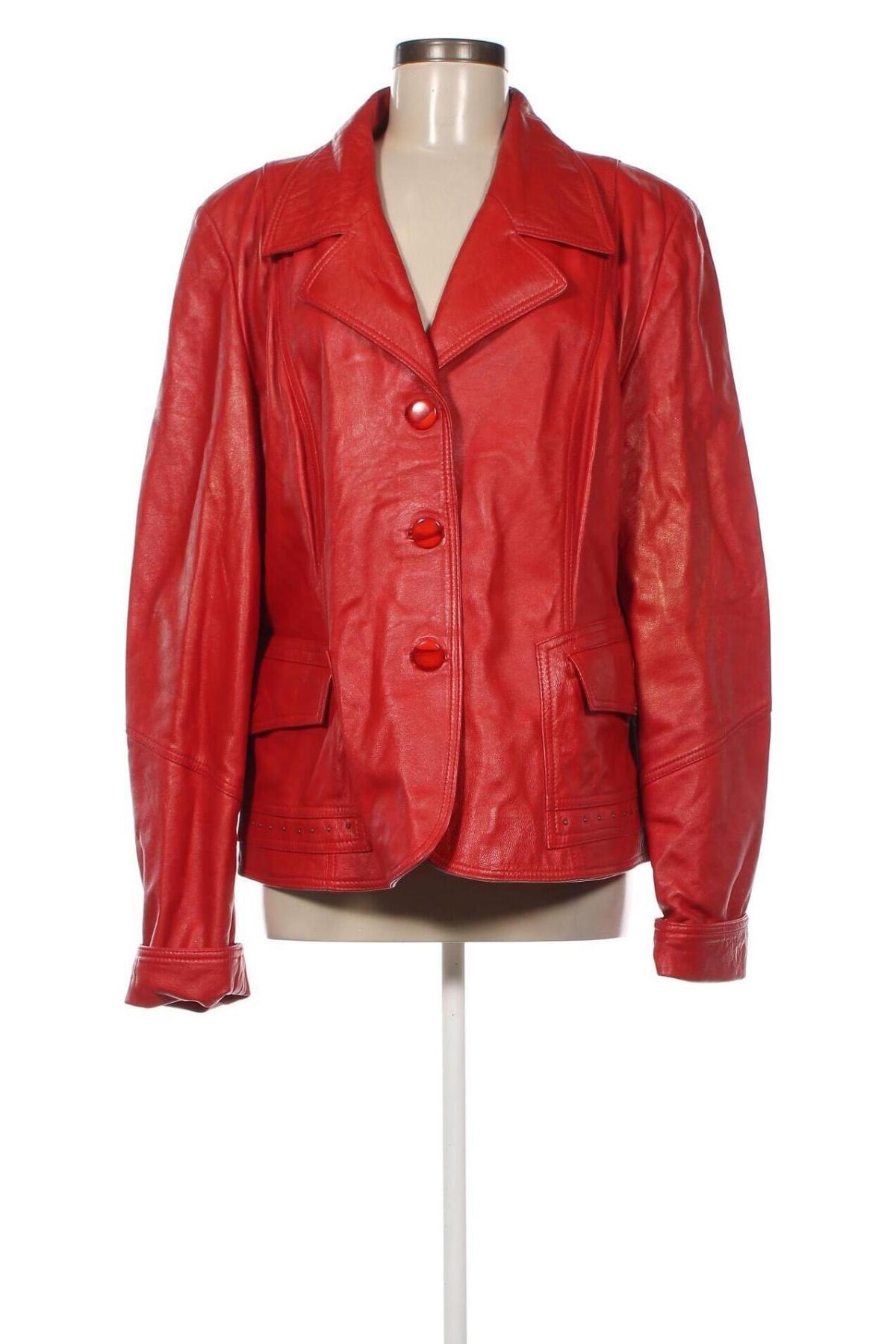 Damen Lederjacke, Größe L, Farbe Rot, Preis € 74,46