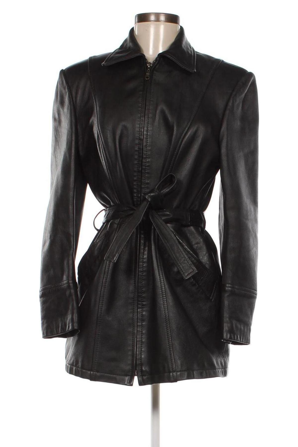 Damen Lederjacke, Größe S, Farbe Schwarz, Preis € 25,73