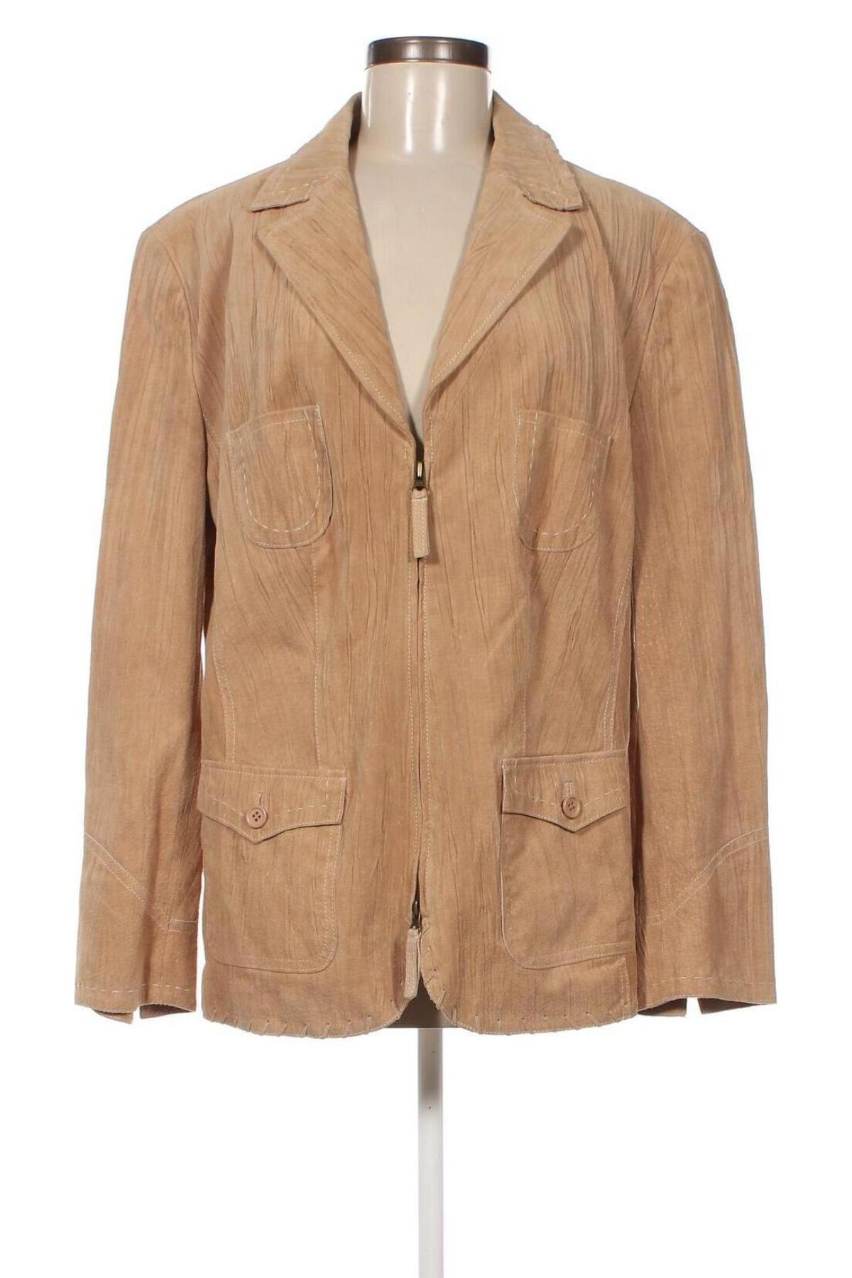 Dámská kožená bunda  Bonita, Velikost XL, Barva Béžová, Cena  614,00 Kč