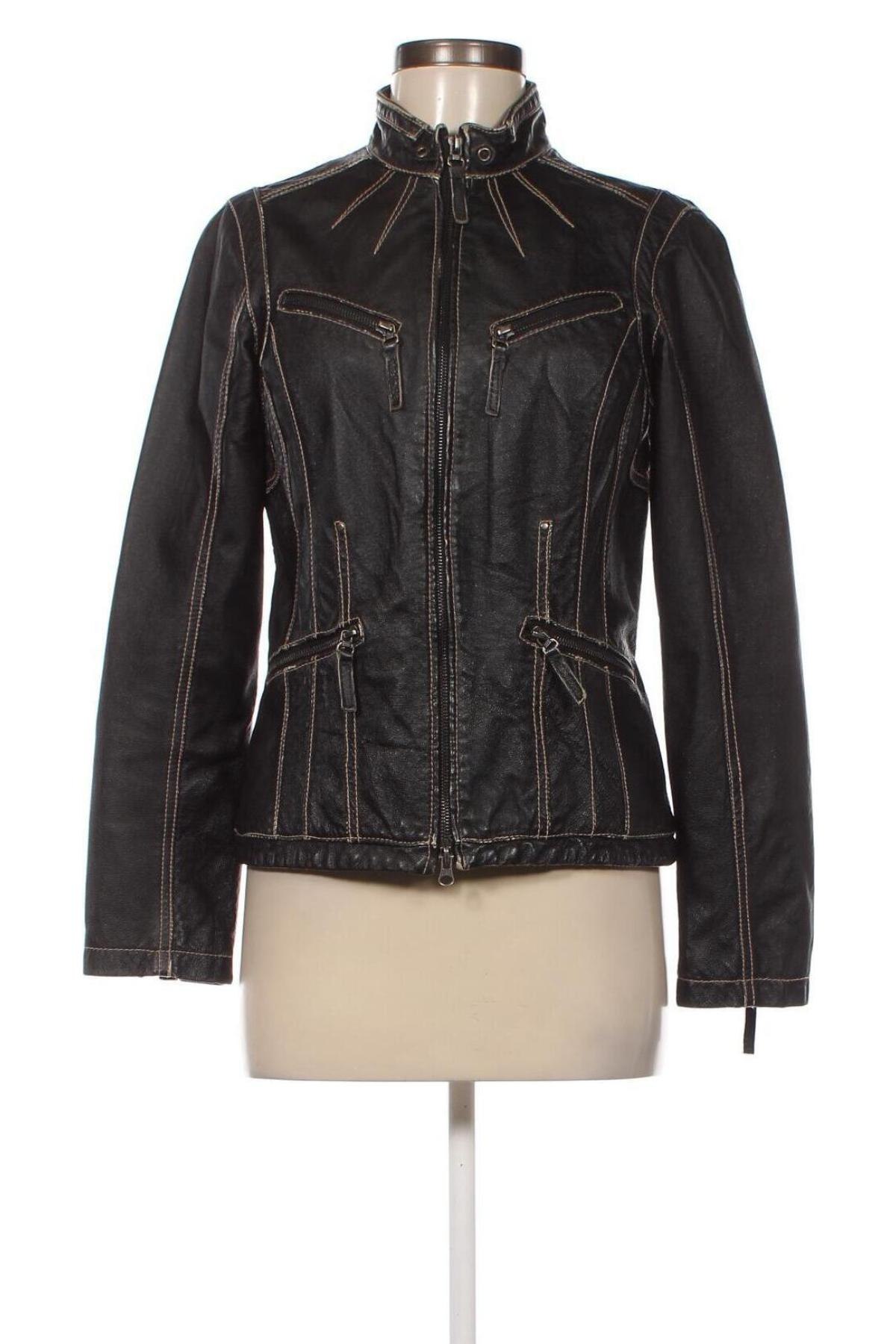 Dámska kožená bunda  Heine, Veľkosť S, Farba Čierna, Cena  57,84 €