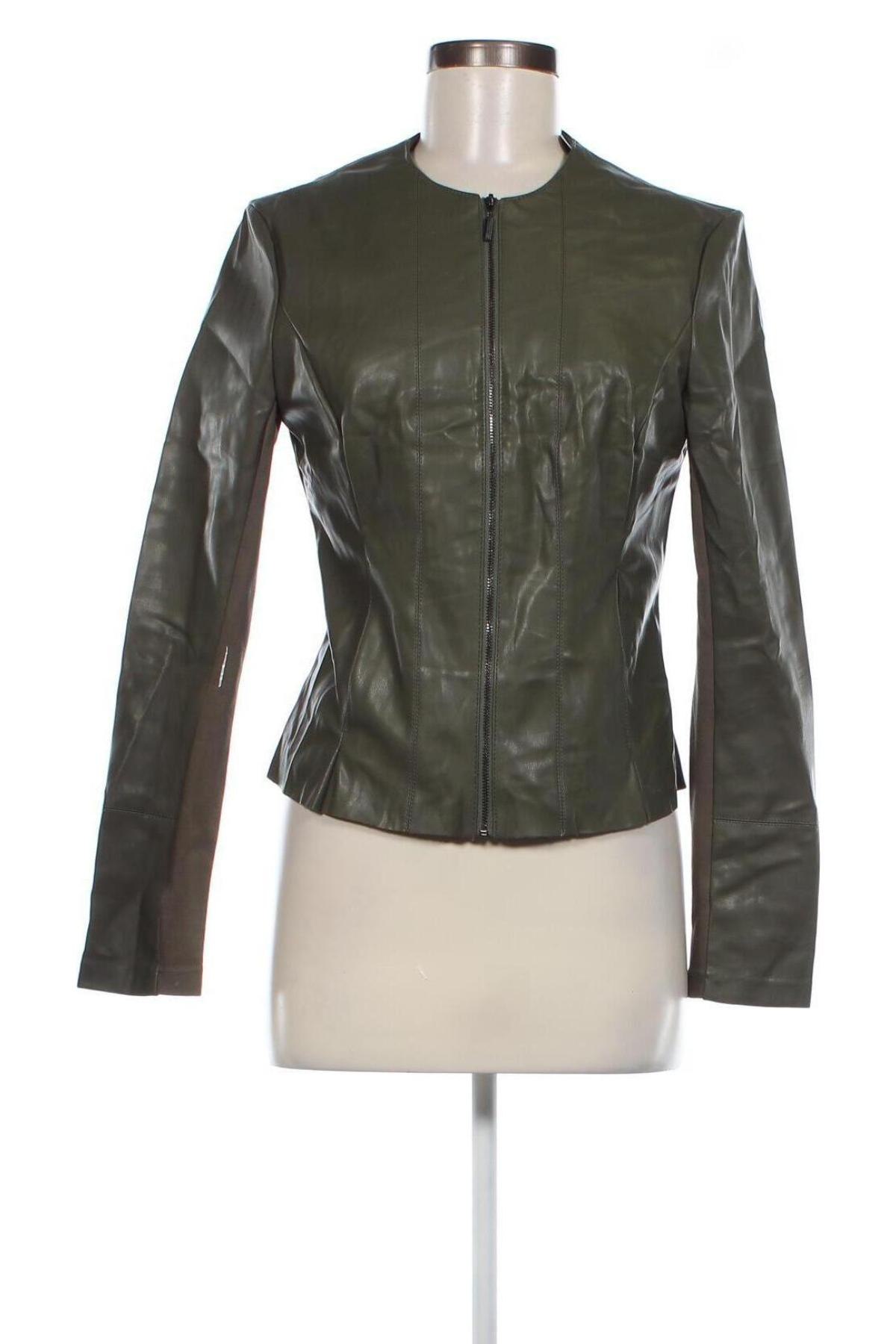 Damen Lederjacke Orsay, Größe M, Farbe Grün, Preis 28,30 €