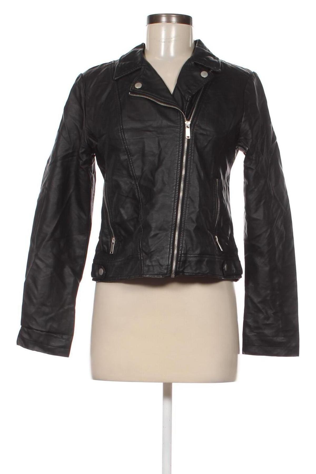 Dámska kožená bunda  Primark, Veľkosť M, Farba Čierna, Cena  22,50 €