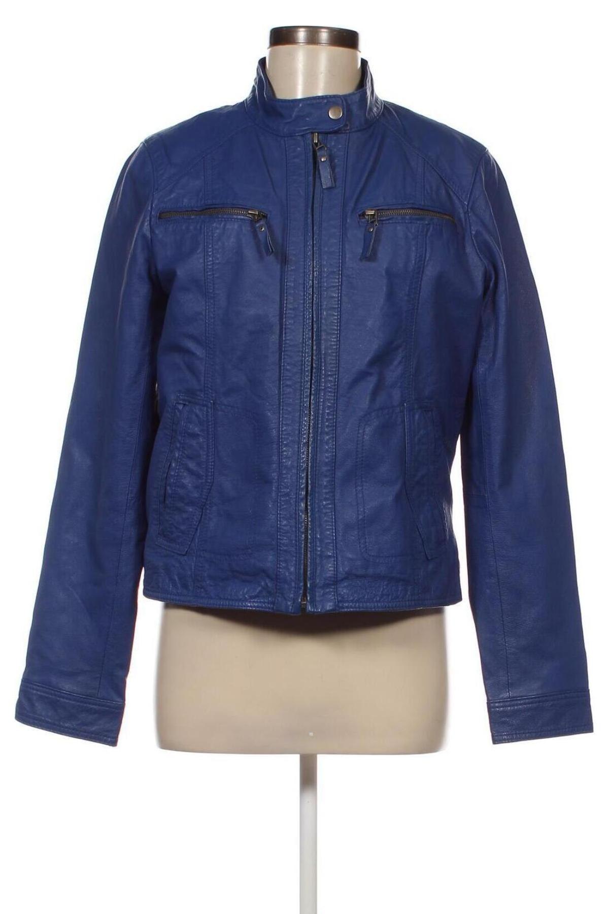 Dámska kožená bunda  Sora, Veľkosť XL, Farba Modrá, Cena  60,67 €