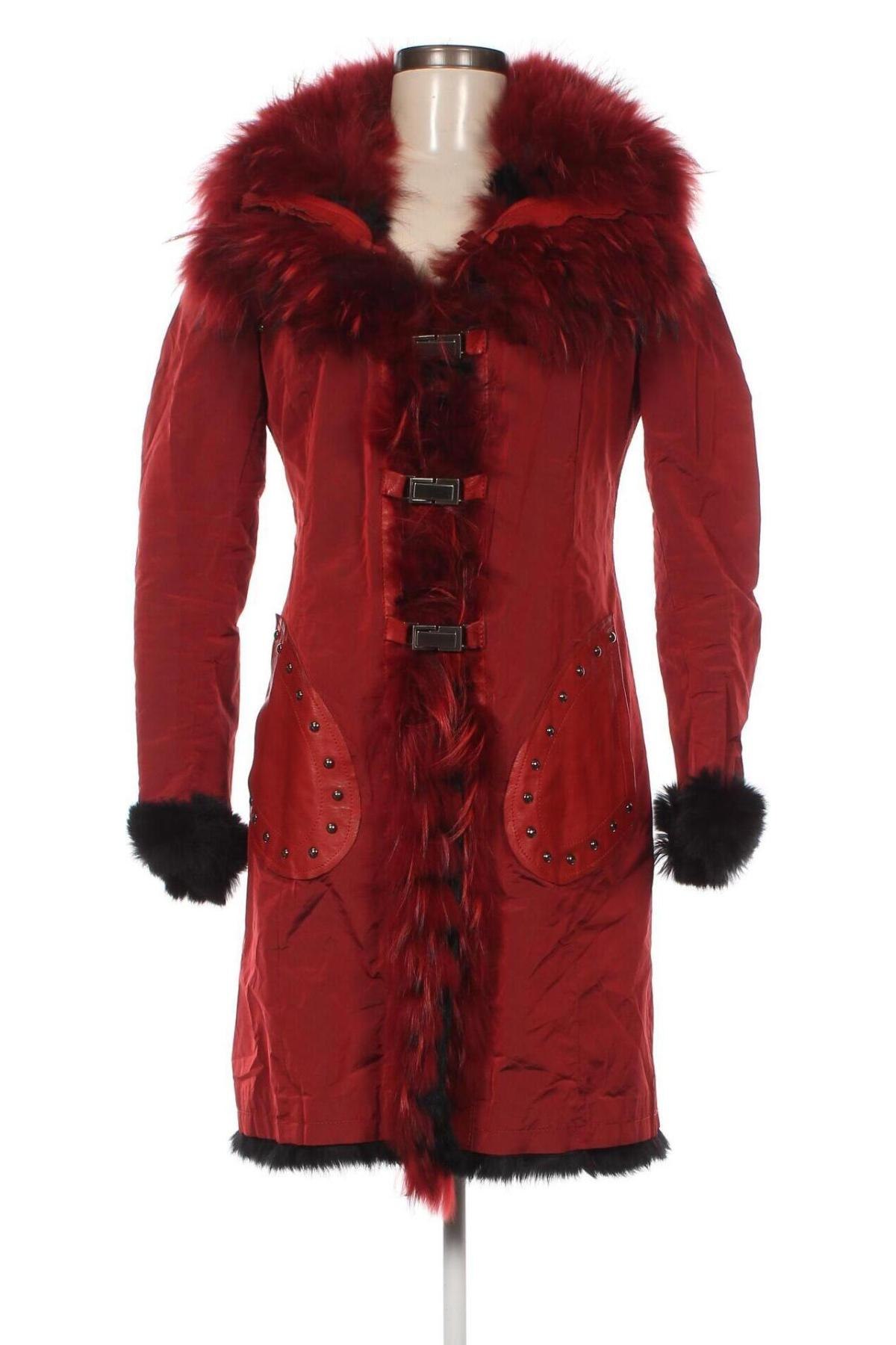 Dámsky kabát , Veľkosť S, Farba Červená, Cena  60,67 €