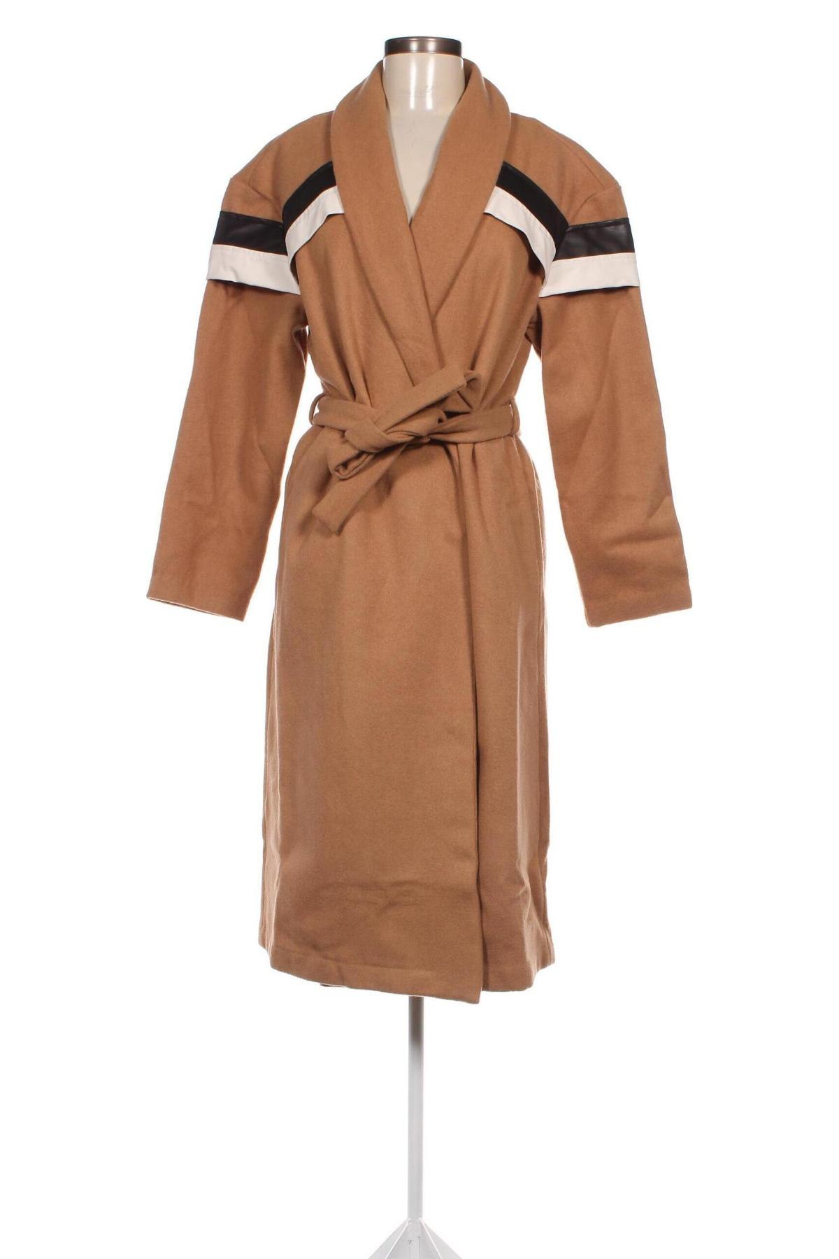 Дамско палто, Размер S, Цвят Бежов, Цена 82,56 лв.
