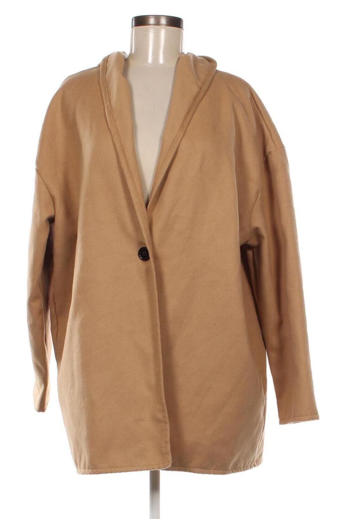 Dámský kabát , Velikost 3XL, Barva Béžová, Cena  494,00 Kč