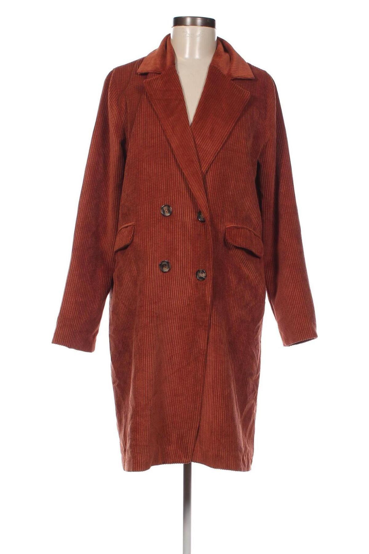 Дамско палто, Размер M, Цвят Оранжев, Цена 30,08 лв.
