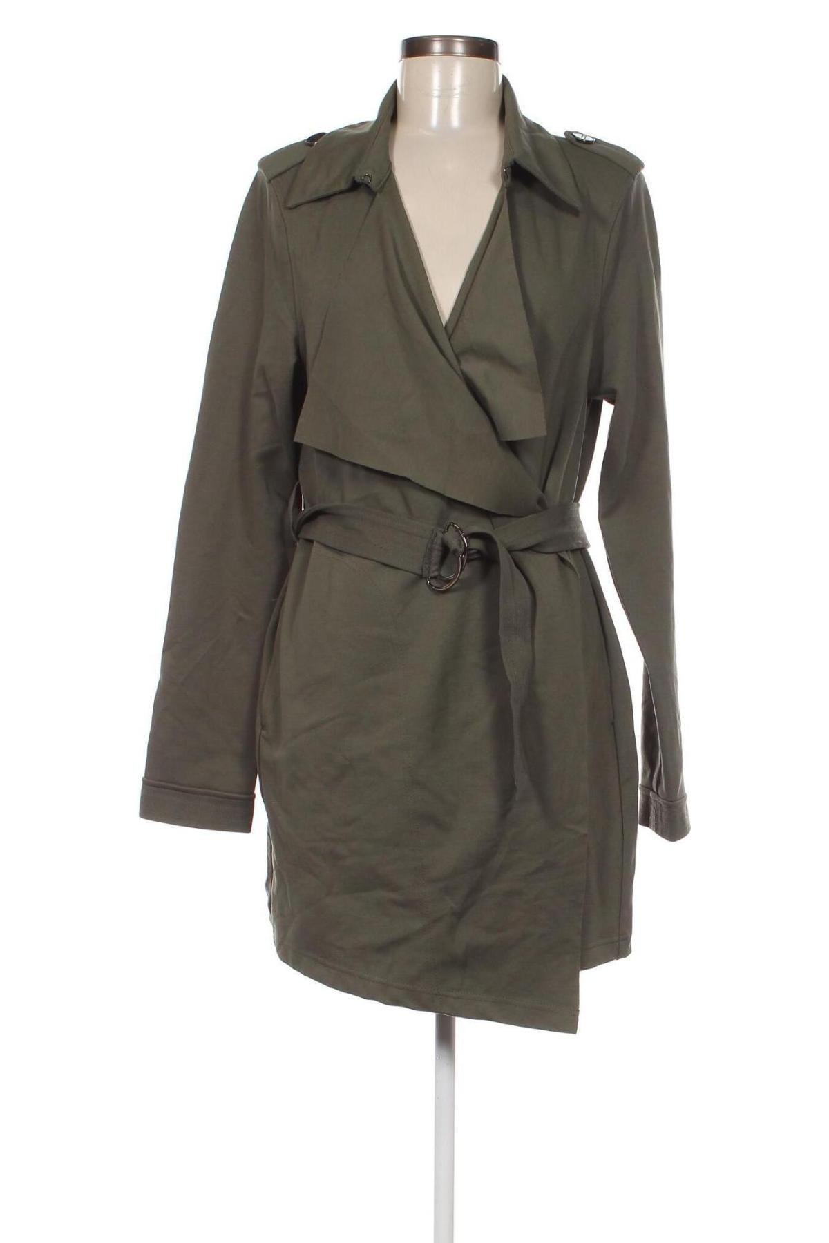 Női kabát Amisu, Méret L, Szín Zöld, Ár 3 410 Ft