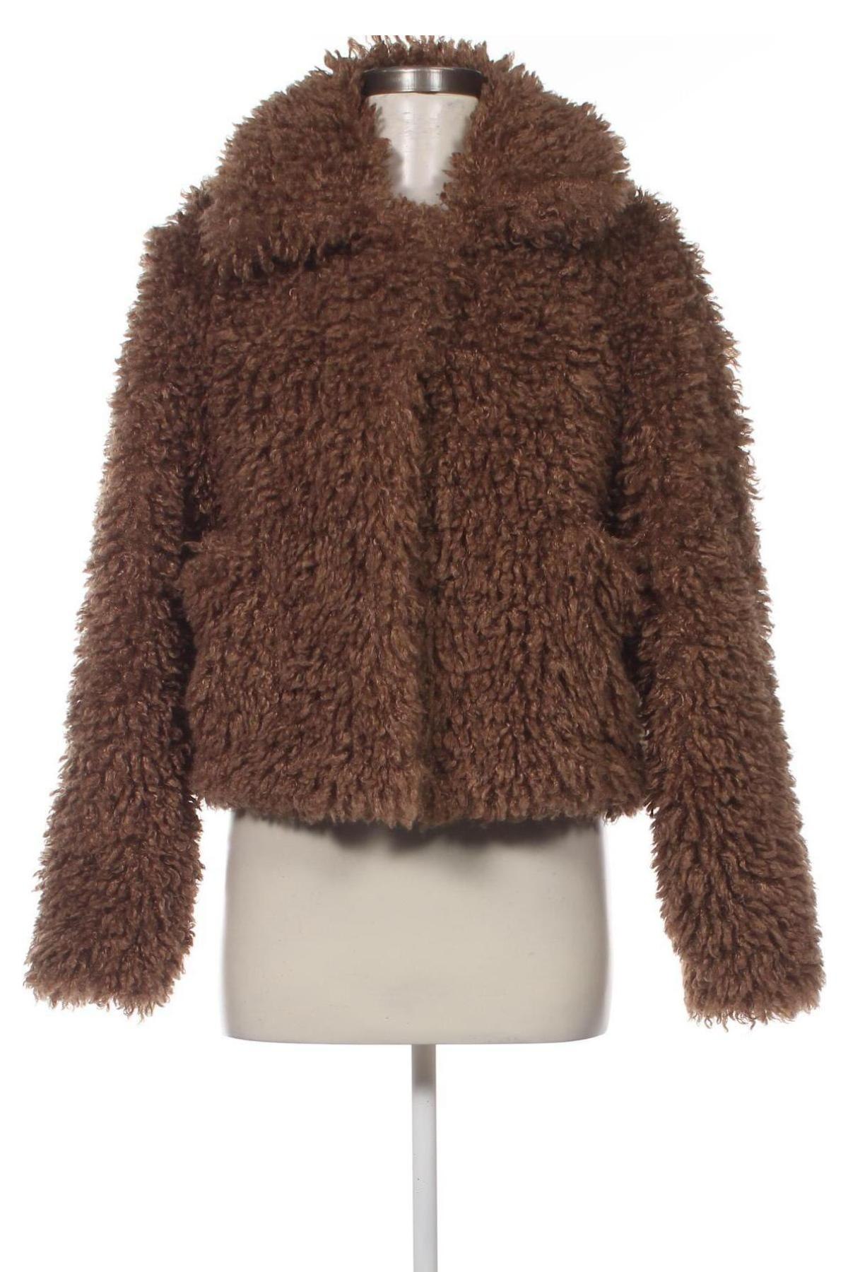 Дамско палто Clockhouse, Размер XL, Цвят Кафяв, Цена 36,00 лв.