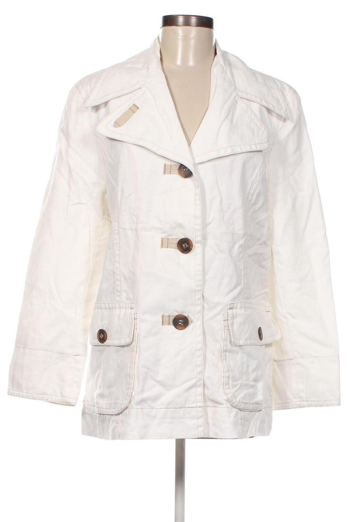 Дамско палто Concept UK, Размер L, Цвят Бял, Цена 27,52 лв.
