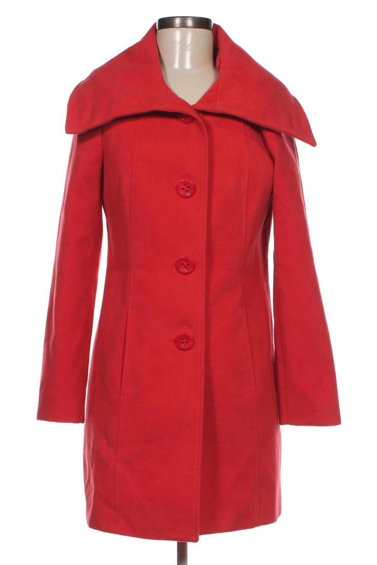 Γυναικείο παλτό F&F, Μέγεθος M, Χρώμα Κόκκινο, Τιμή 27,14 €