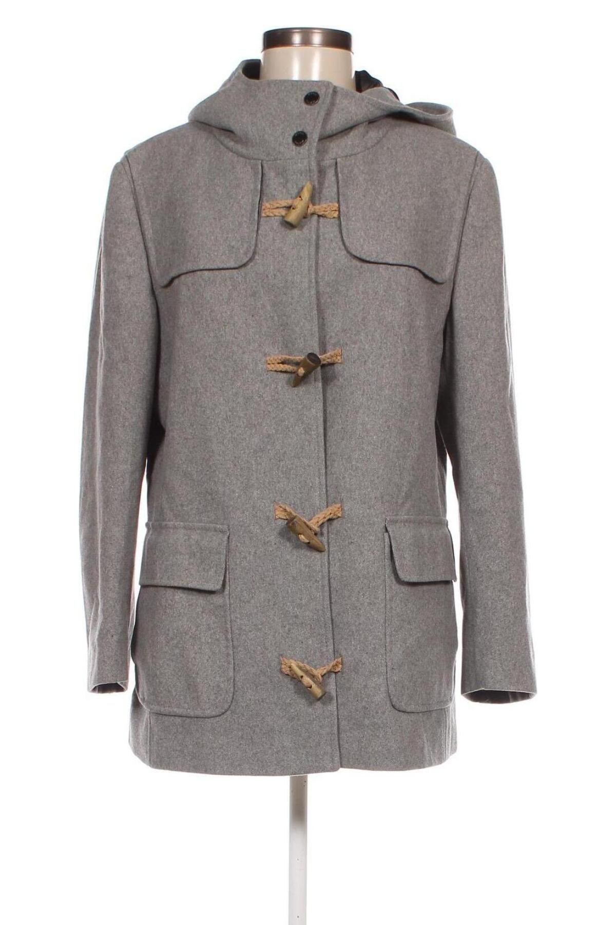 Γυναικείο παλτό Geox, Μέγεθος L, Χρώμα Γκρί, Τιμή 75,46 €