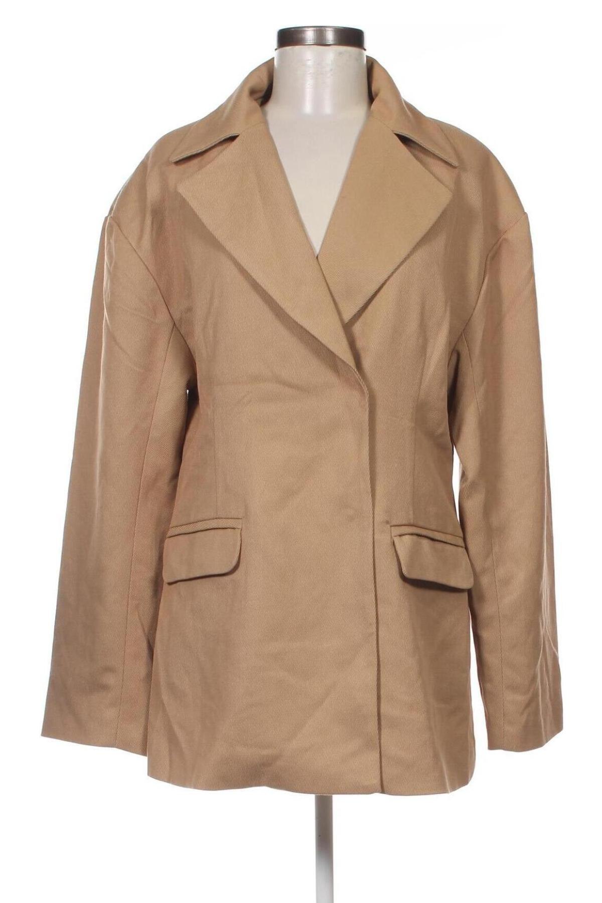 Damenmantel Gina Tricot, Größe L, Farbe Beige, Preis € 10,41