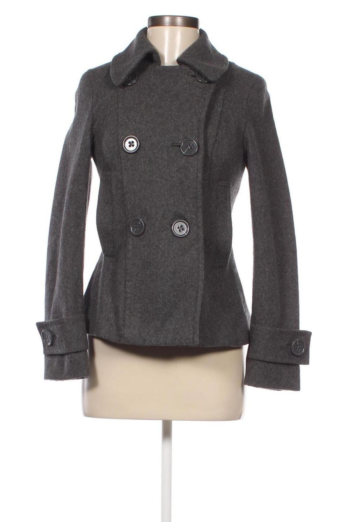 Γυναικείο παλτό H&M, Μέγεθος XS, Χρώμα Γκρί, Τιμή 13,68 €