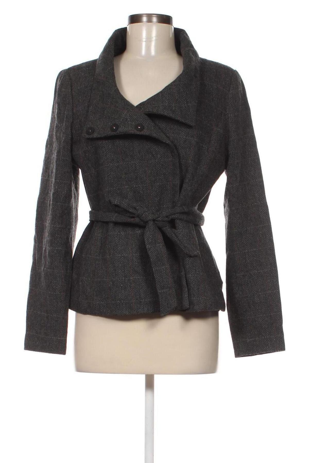 Дамско палто H&M, Размер L, Цвят Сив, Цена 57,78 лв.