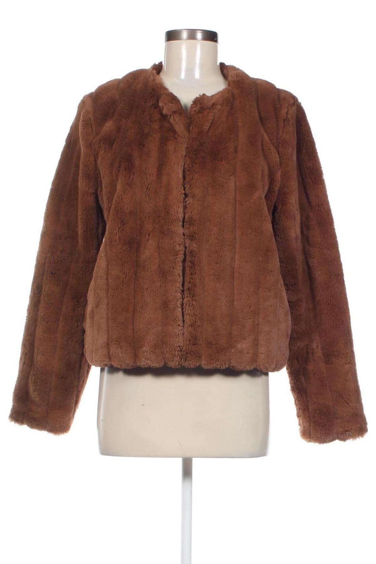 Дамско палто Jacqueline De Yong, Размер L, Цвят Кафяв, Цена 43,87 лв.
