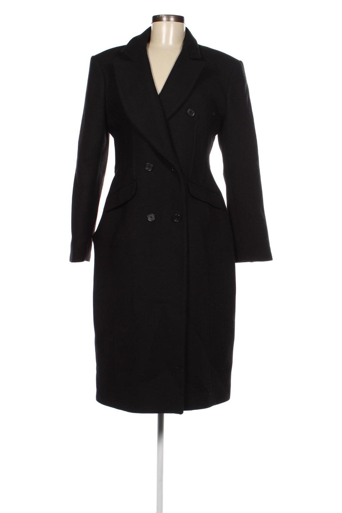 Дамско палто Karen Millen, Размер M, Цвят Черен, Цена 373,92 лв.
