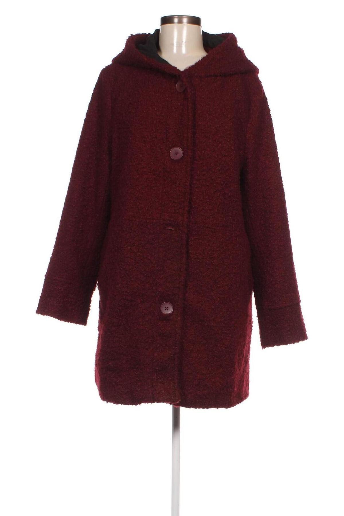 Γυναικείο παλτό Laura Torelli, Μέγεθος XL, Χρώμα Κόκκινο, Τιμή 23,17 €