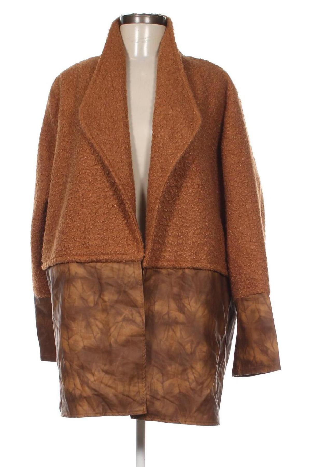 Dámský kabát  Made In Italy, Velikost S, Barva Hnědá, Cena  580,00 Kč