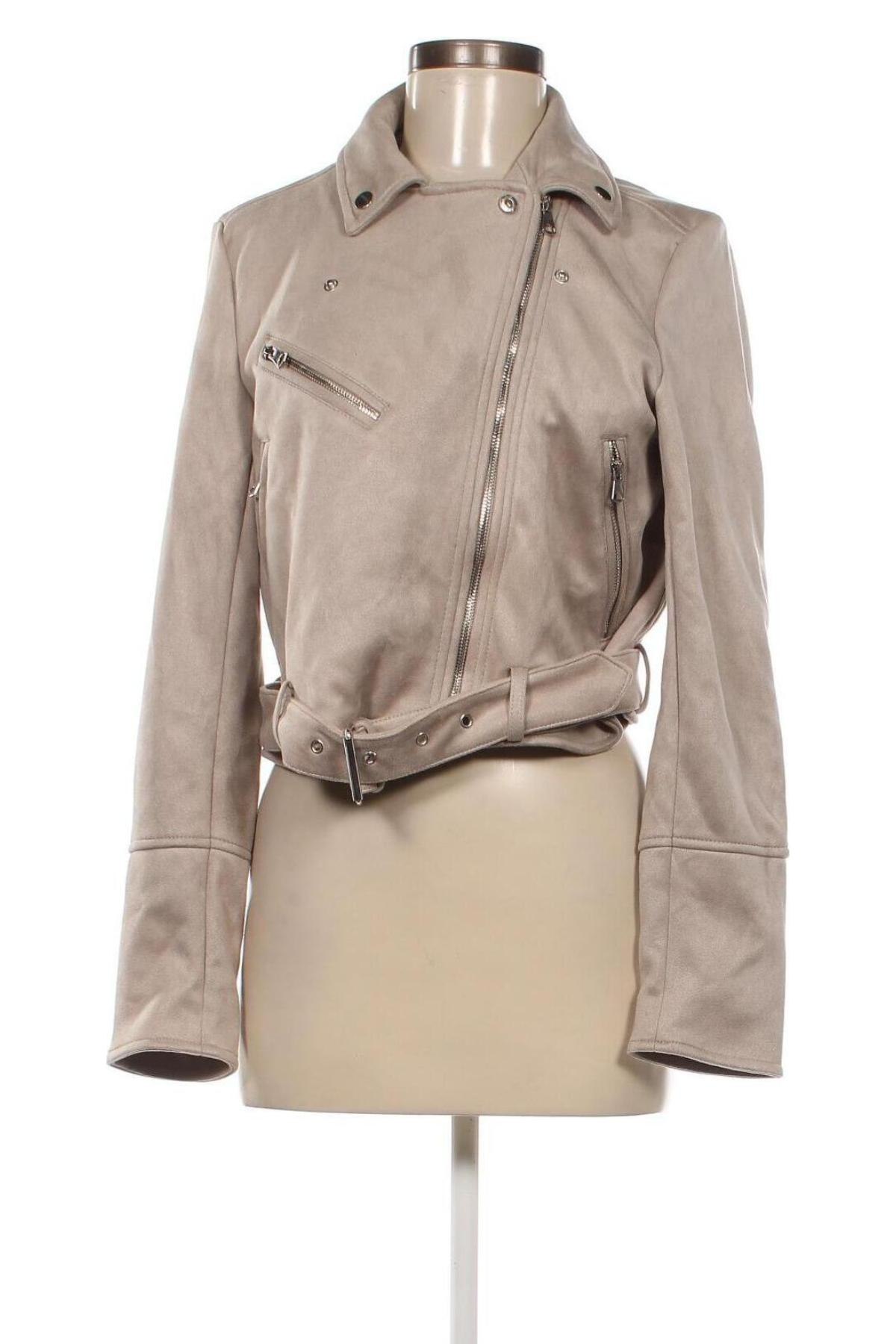 Palton de femei Pull&Bear, Mărime L, Culoare Gri, Preț 168,95 Lei