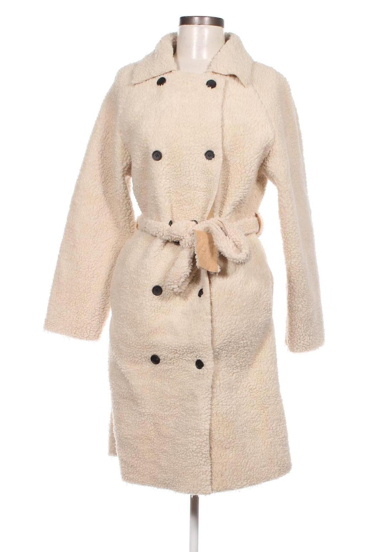 Dámsky kabát  SHEIN, Veľkosť S, Farba Béžová, Cena  30,34 €