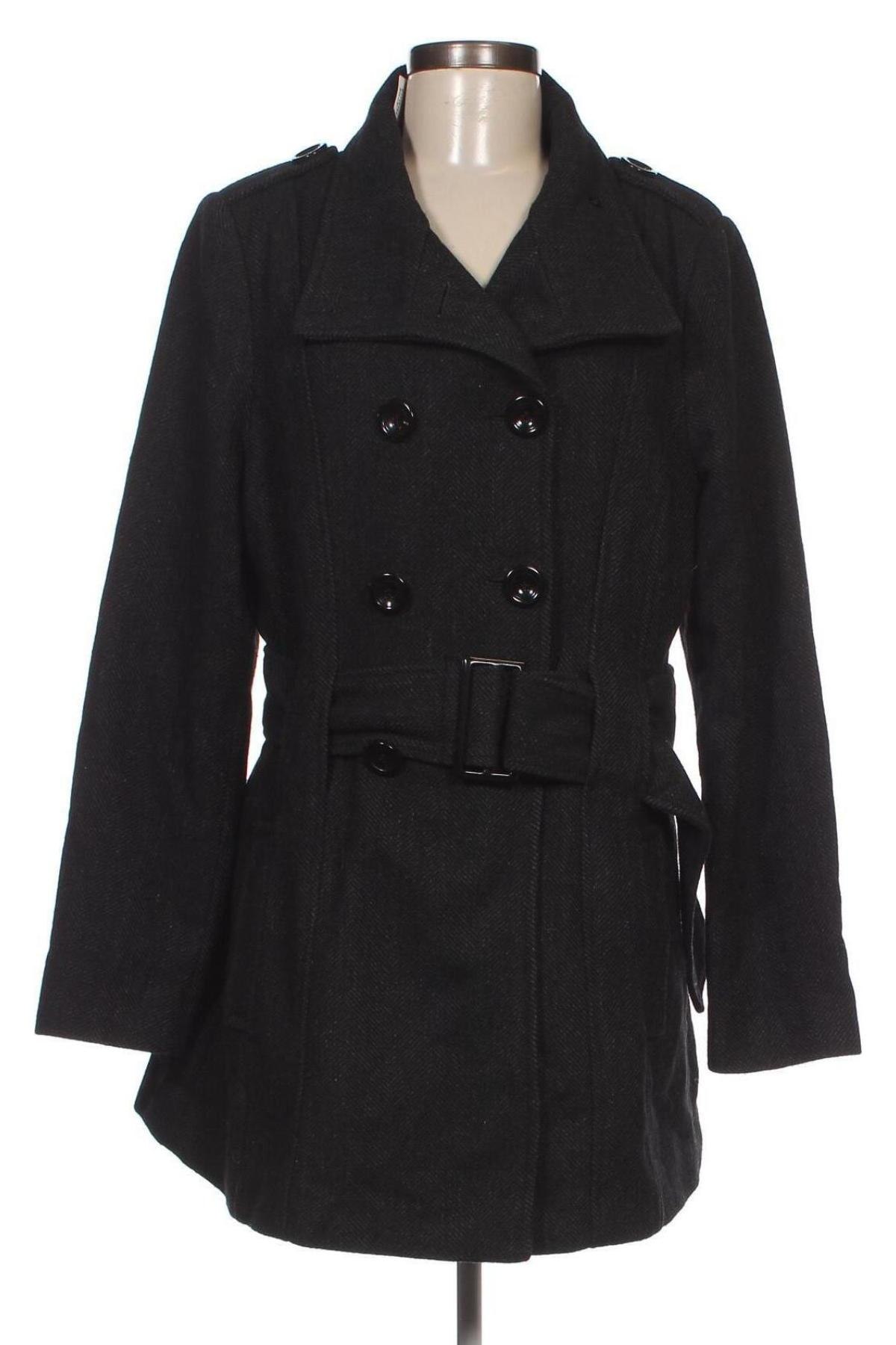 Γυναικείο παλτό Soquesto, Μέγεθος L, Χρώμα Μαύρο, Τιμή 23,17 €