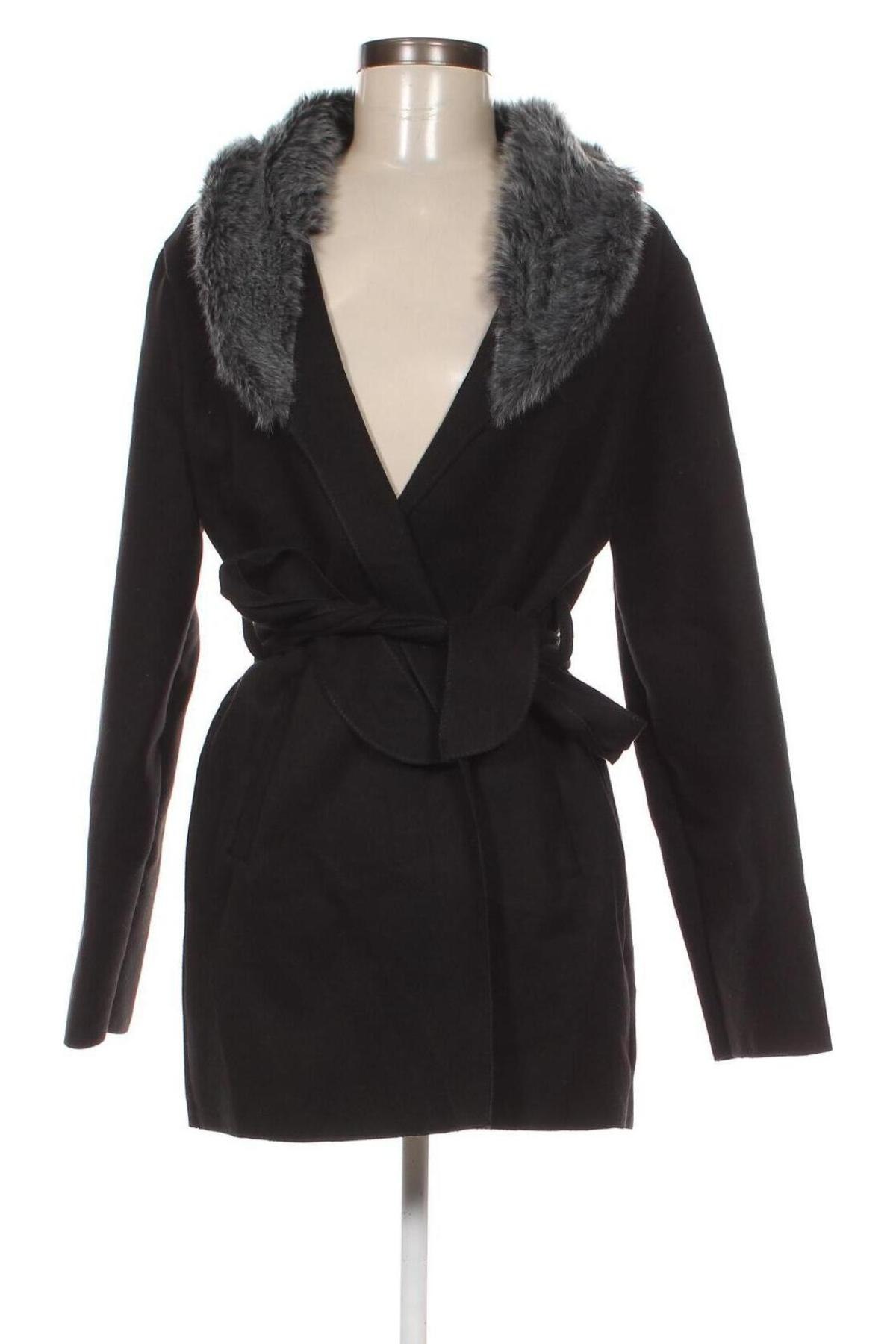 Дамско палто Today, Размер M, Цвят Черен, Цена 30,72 лв.