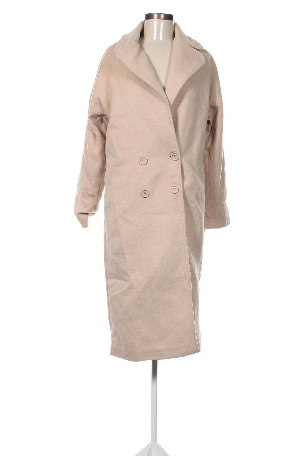 Γυναικείο παλτό Trendyol, Μέγεθος S, Χρώμα  Μπέζ, Τιμή 40,58 €