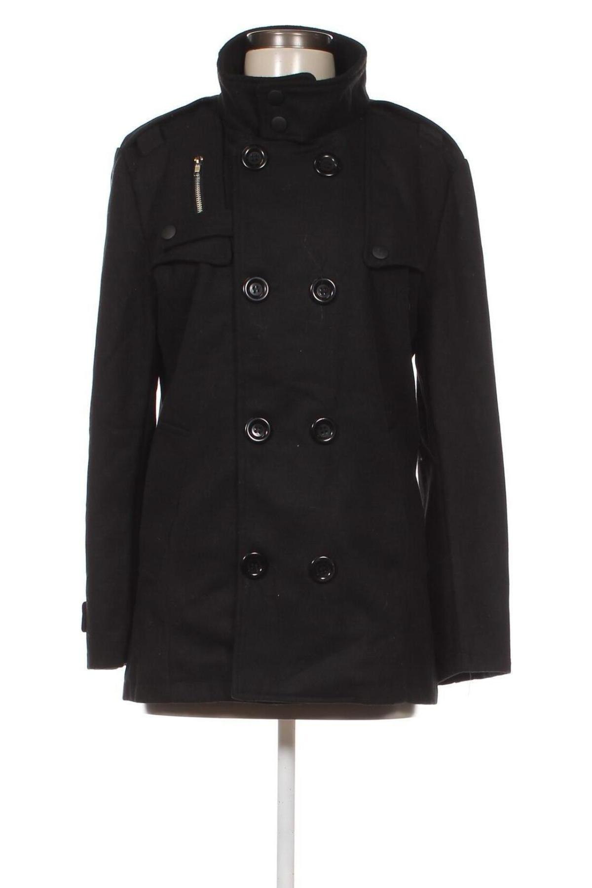 Дамско палто Whatlees, Размер M, Цвят Черен, Цена 53,50 лв.