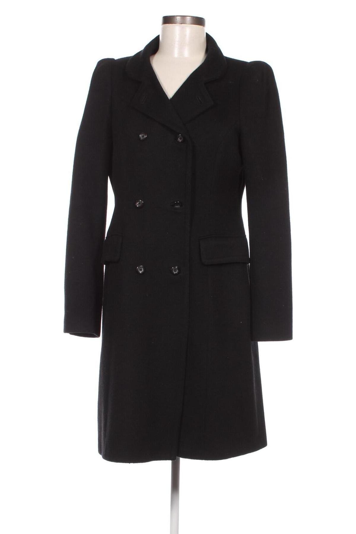 Дамско палто Zara, Размер XL, Цвят Черен, Цена 49,02 лв.