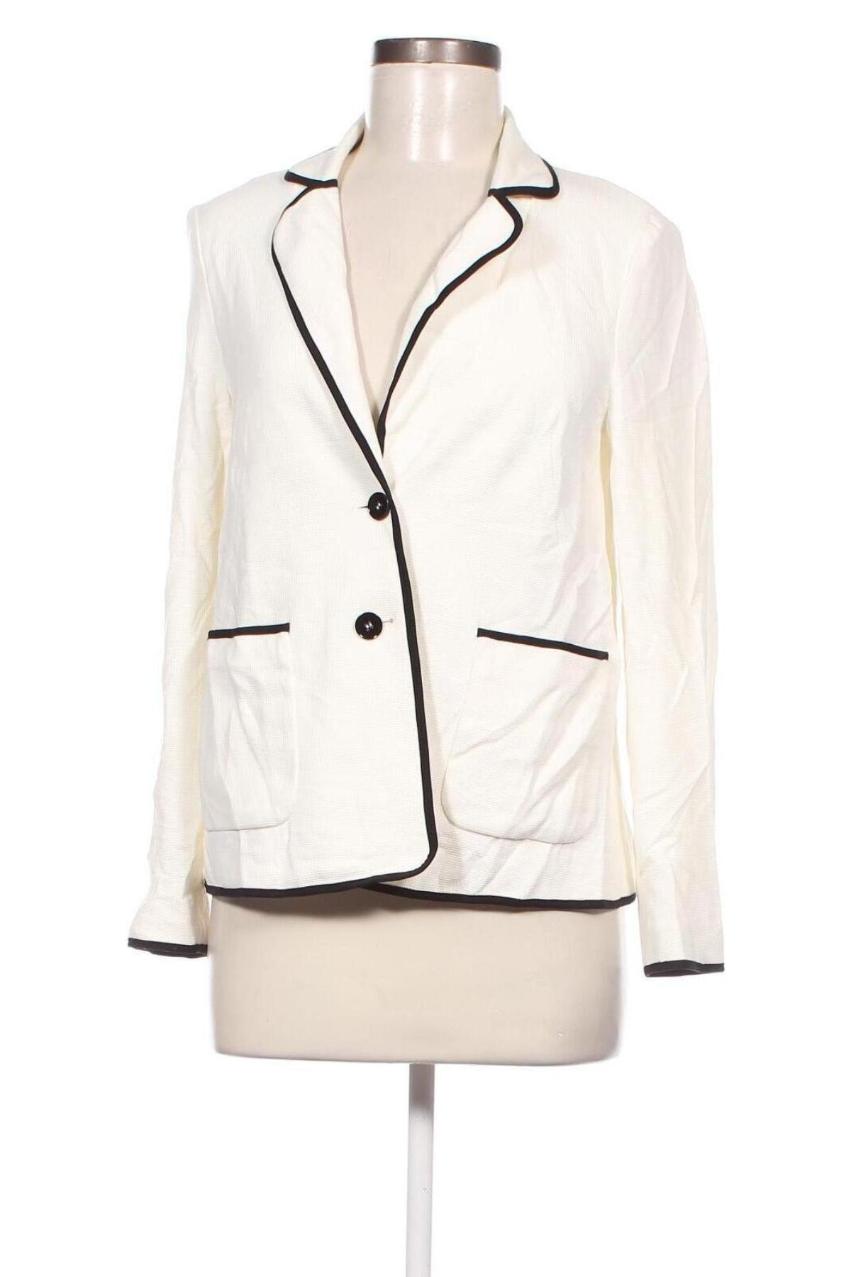Дамско сако Marc Cain, Размер S, Цвят Бял, Цена 151,34 лв.