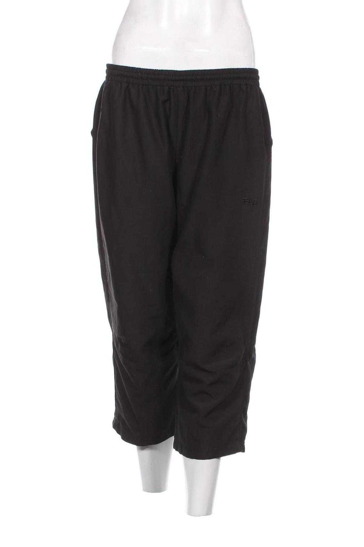 Γυναικείο αθλητικό παντελόνι FILA, Μέγεθος L, Χρώμα Μαύρο, Τιμή 15,25 €