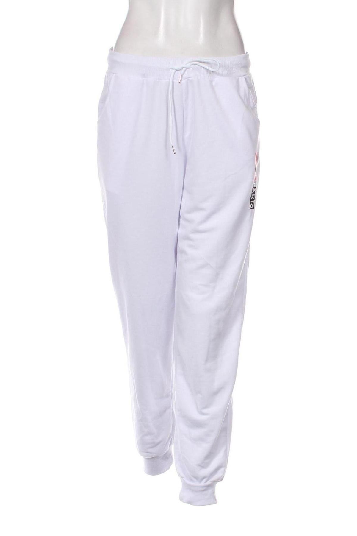Γυναικείο αθλητικό παντελόνι SHEIN, Μέγεθος M, Χρώμα Λευκό, Τιμή 6,46 €