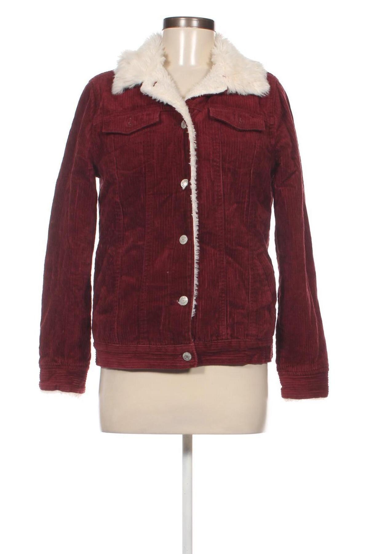 Γυναικείο μπουφάν Denim Co., Μέγεθος XS, Χρώμα Κόκκινο, Τιμή 17,22 €