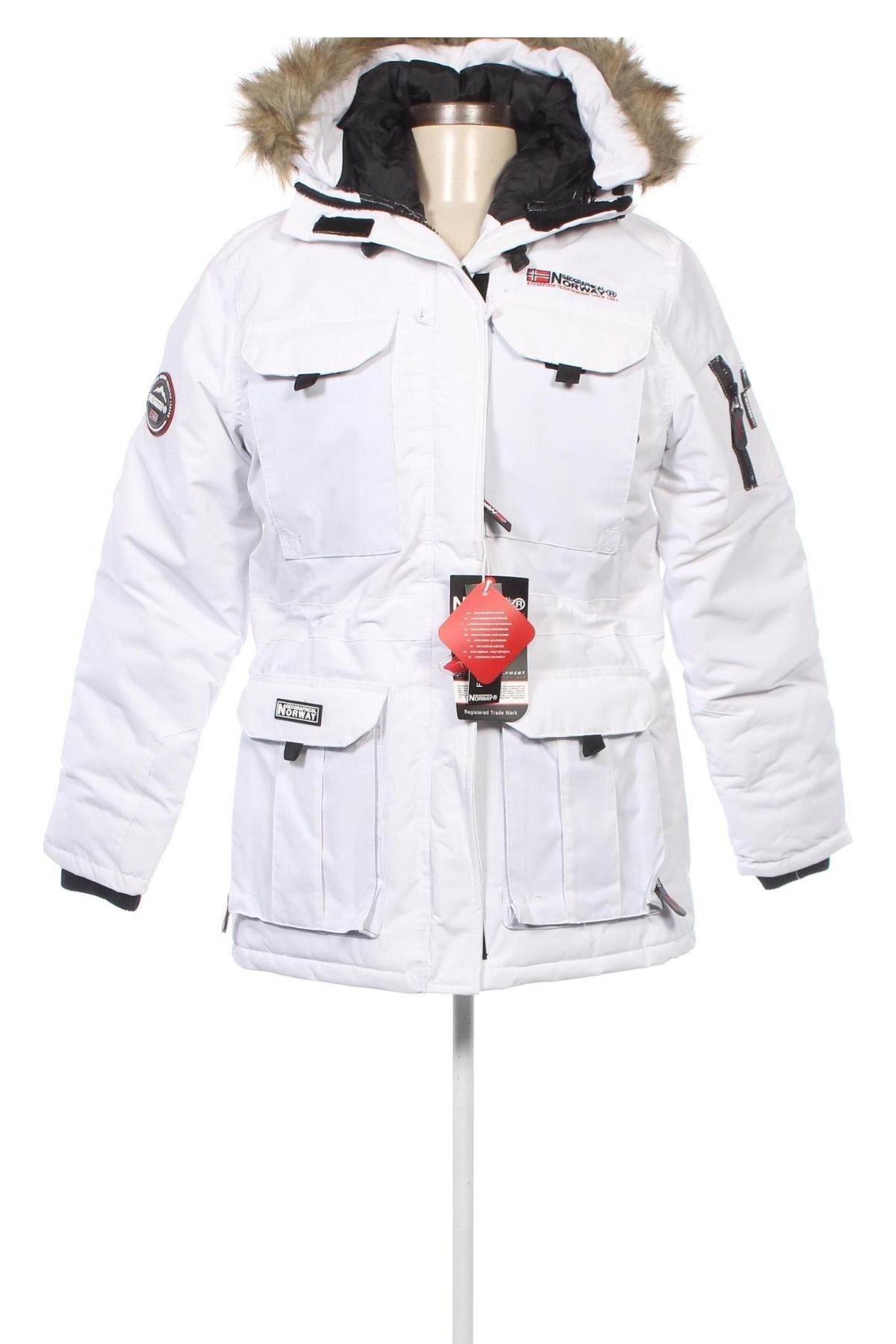 Γυναικείο μπουφάν Geographical Norway, Μέγεθος XL, Χρώμα Λευκό, Τιμή 182,99 €