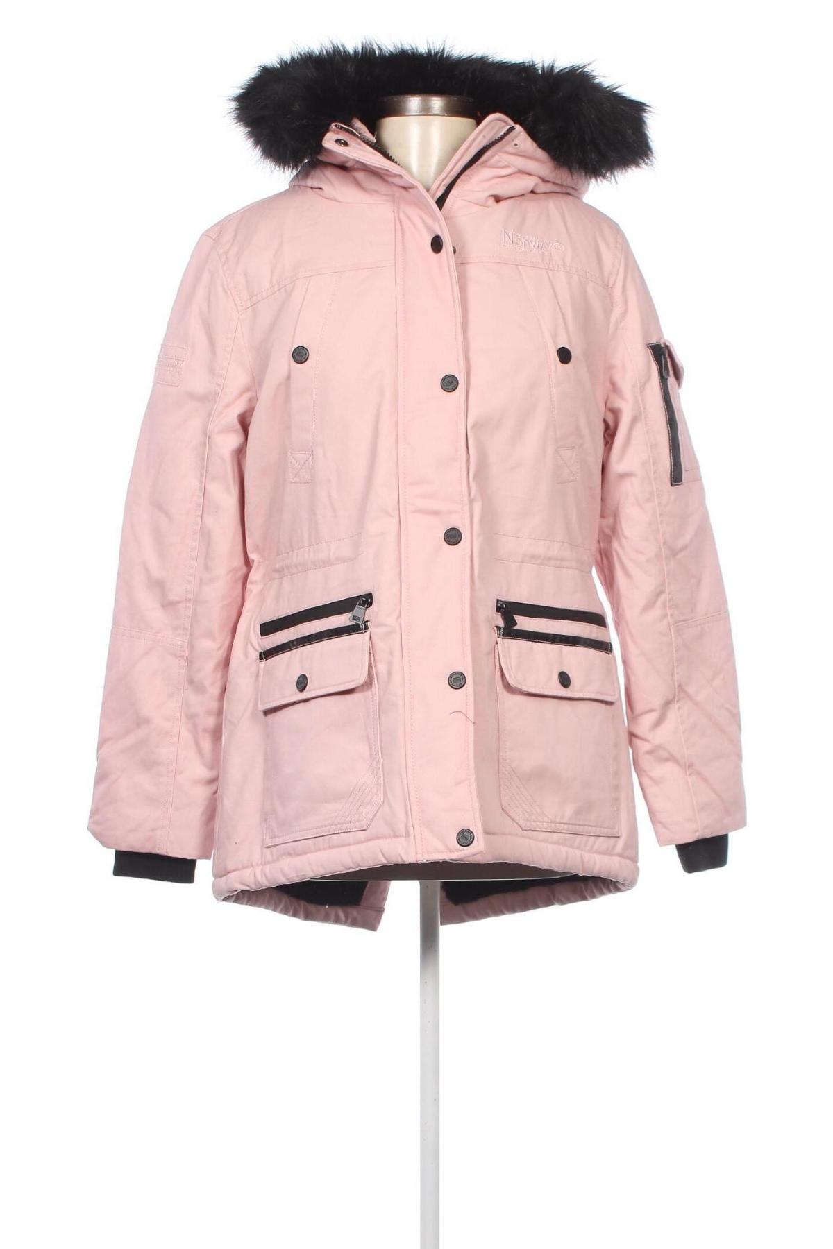 Γυναικείο μπουφάν Geographical Norway, Μέγεθος L, Χρώμα Ρόζ , Τιμή 93,32 €