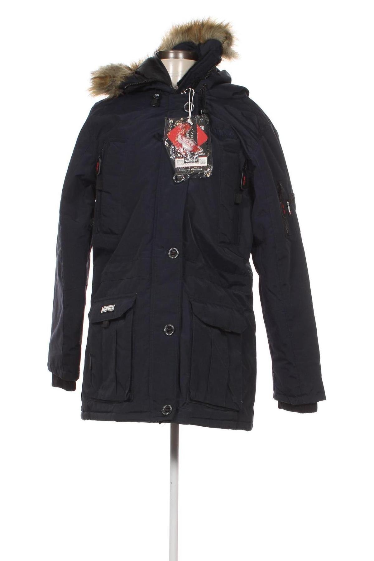 Γυναικείο μπουφάν Geographical Norway, Μέγεθος XL, Χρώμα Μπλέ, Τιμή 75,03 €