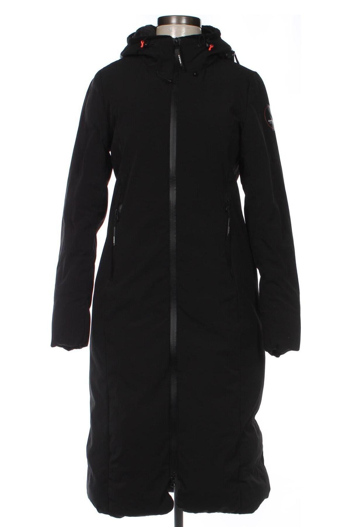 Γυναικείο μπουφάν Icepeak, Μέγεθος XS, Χρώμα Μαύρο, Τιμή 71,88 €